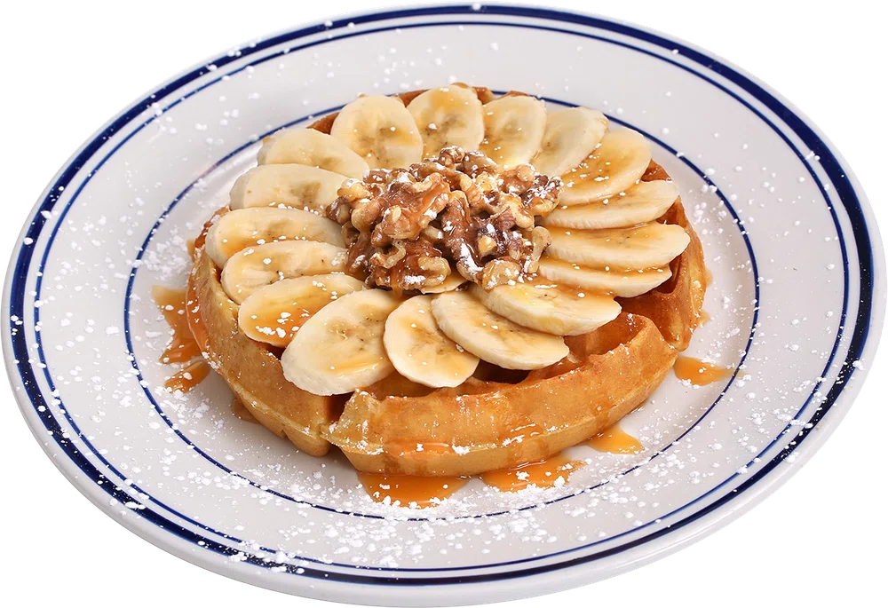 Banana Nut Wafflee at Waffle Pancake House