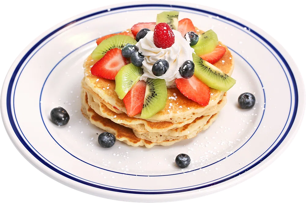 Berry-Kiwi Pancakes at Waffle Pancake House