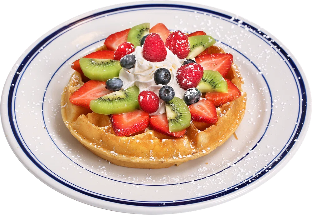 Berry-Kiwi Waffle