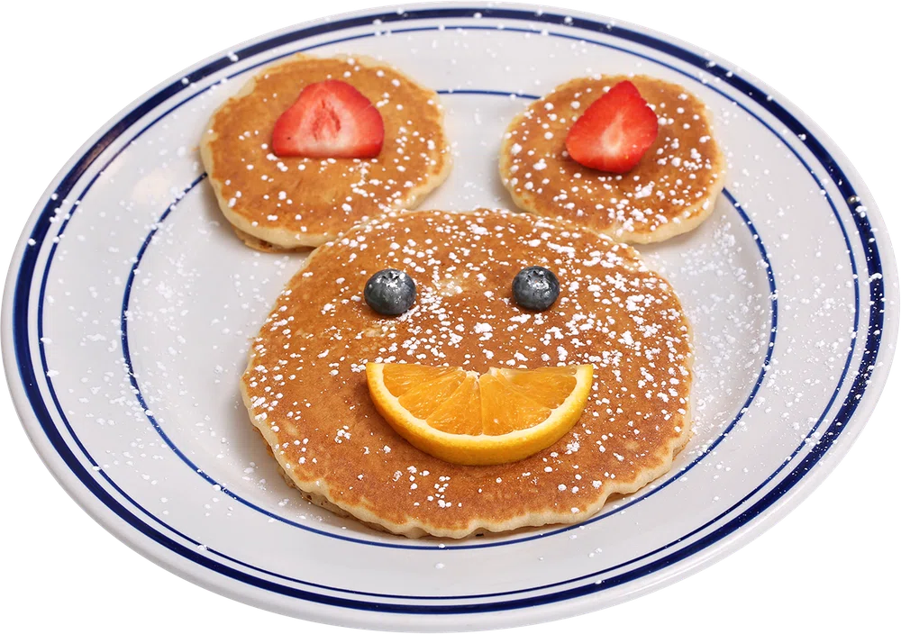 Mickey Mouse Pancakes at Waffle Pancake House